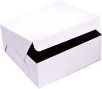 Cake Box WHITE 10 x 10 x 5" No Window 100ct
