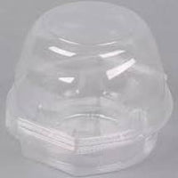 Cupcake Box 1 ct Plastic (CASE 270) HIGH DOME