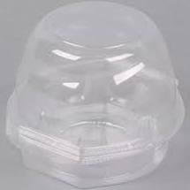 Cupcake Box 1 ct Plastic (CASE 270) HIGH DOME