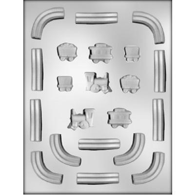 Train and Track Chocolate Mold