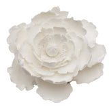 4" White Gumpaste Garden Peony Flower
