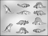 Dinosaur 3D Chocolate Mold 10 Cavity FREE SHIP CUSA