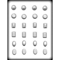 Assorted Jewels 1" Hard Candy Chocolate Mold FREE CUSA SHIPPING