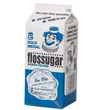 COTTON CANDY Flossugar 26 FLAVORS CASE 6 Cartons- Ready to Pour, Spin- Will Mix ALL FLAVORS - Gold Medal