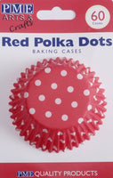 60 Pink Polka Dots Cupcake Liners - PME Easter Spring It's A Girl Baby