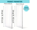 Tall PATTERNED Edge Side Scraper Set 6 pc
