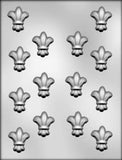 Fleur De Lis  Cholocate Mold 14 Cavity FREE CUSA Shipping Mardi Gras