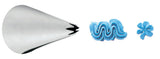 Decorating Tip Tube #16 - Stainless Steel - Open Star Cake Piping Royal Icing Lettering