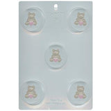 Teddy w/ Bear Cookie Mold 2" - FREE CUSA SHIPPING - FREE USA SHIPPING Ice Tray Soap Making Valetine\'s