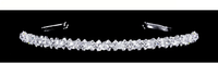 Tiara -  Alternating Crystal Bead and Rhinestone