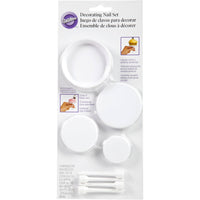 Wilton Decorating Nail Set of 4 - Cupcake Decorating Flower Making Cakes Icing Piping