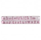 FMM BLOCK Lowercase Alphabet Set - 2 Piece Set Tappit Lettering Letters 1cm