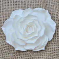 3" Succulent Flower - Medium - White