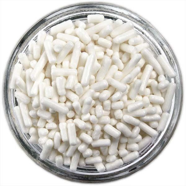 White Jimmies Sprinkles 2-6 oz