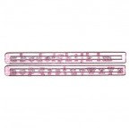 FMM BLOCK Lowercase Alphabet Set - 2 Piece Set Tappit Lettering Letters 1cm