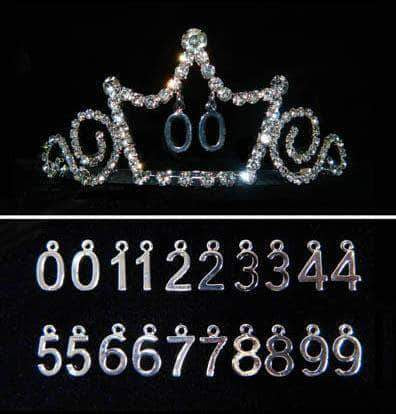 All Years Celebration Tiara w/Combs