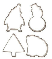 Winter Cookie Cutter Set of 4 - -2.25"