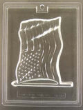 American Flag 7" Chocolate Mold - 90-14482 FREE USA SHIPPING
