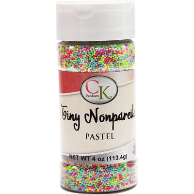 4 OZ NONPAREILS TINY PASTEL MIX