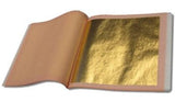 Gold Leaf 24K - Metal Sheets 3.5" x 3.5" Foil Crafts (10 sheets included) Edible