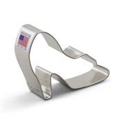 Glass Slipper High Heel Cookie Cutter 3 1/2"