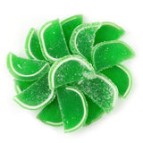 Lime Jelly Fruit Slices 1.5" -12 Perfect for Margarita Cupcakes