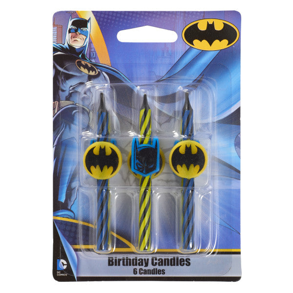 Batman Birthday Candles 6 count