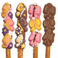 Butterfly Garden Pretzel Chocolate Mold - Pretzel Rod Mold