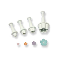 FLOWER BLOSSOM PLUNGER CUTTER SET 4