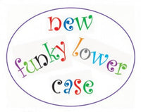 Funky Alphabet Lower Case Cutter Set