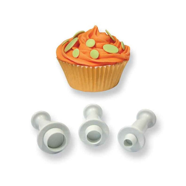 MINIATURE ROUND PLUNGER CUTTER SET OF 3