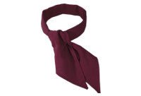 POPLIN NECKERCHIEF BURGUNDY