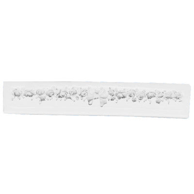 STRING OF ROSES SILICONE MOLD 