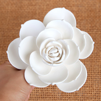 White Gumpaste 3" Succulent Flower