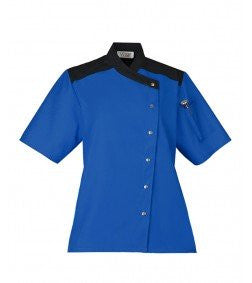 Women's snap front chef coat