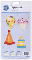 Wilton Party / Birthday Large Lollipop Chocolate Mold Chocolate - Sucker FREE USA SHIPPING