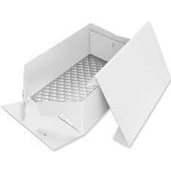 Cake Box & Card 15 X 11 inch 1/4 - 1/2 sheet- PME Cake Board