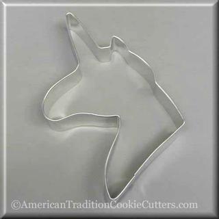 Unicorn Head 4.75" Cookie Cutter