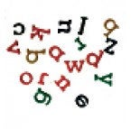 FMM BLOCK Lowercase Alphabet Set - 2 Piece Set Tappit Lettering Letters 1cm