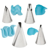 Decorating Tip 4 PC Set - Wilton Ruffle Tips 100, 86, 102, 125