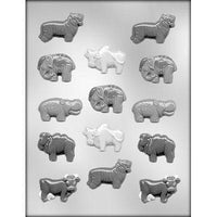 Animal Assortment Chocolate  Mold FREE CUSA SHIPPING 1.5"-2"