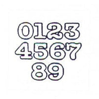 Patchwork Cutters 1" Large Numerals - Fondant Gumpaste Clay Crafts Cookie Cutters