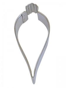 Tear Drop Ornament Cookie Cutter (2 Sizes / Designs)