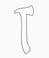 Fireman's Axe 4" Cookie Cutter - Fire Department Firemen