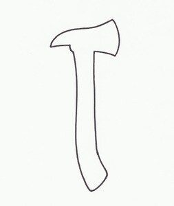 Fireman's Axe 4" Cookie Cutter - Fire Department Firemen