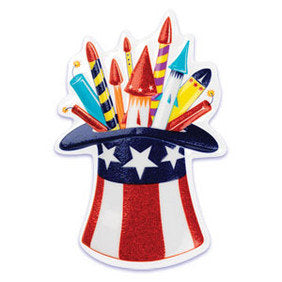 Uncle Sam's Hat Plaque Topper