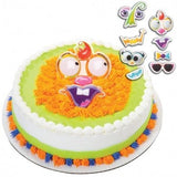 Silly Faces Plaque Cake Kit - 7 piece set Halloween Pumpkin Spider