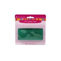 50 Red Foil Twist Ties - Lorann Gourmet Candy Making