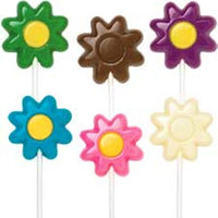 Wilton Dancing Daisy Lollipop Chocolate Mold - Spring Flowers Floral Sucker