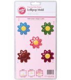 Wilton Dancing Daisy Lollipop Chocolate Mold - Spring Flowers Floral Sucker